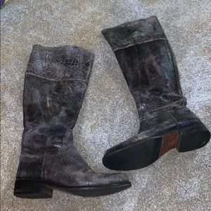 Steve Madden Distressed Knee High Boots!